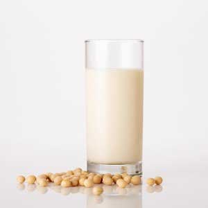 glass of soymilk
