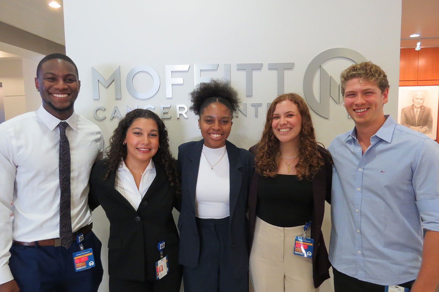 DICR interns gather for a photo