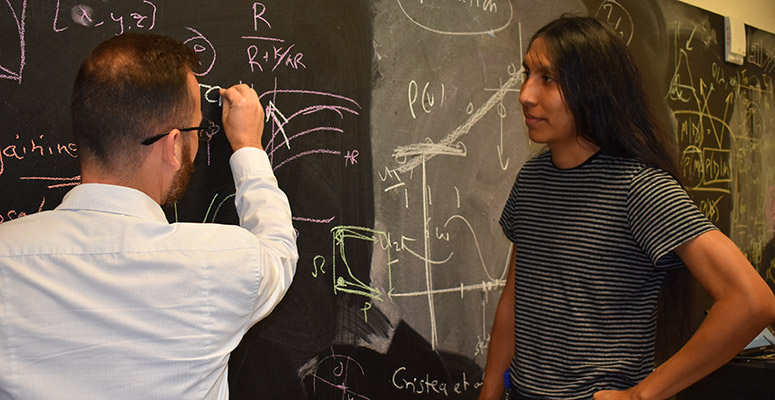 Dr. Heiko Enderling with Ty Fierce Metteba