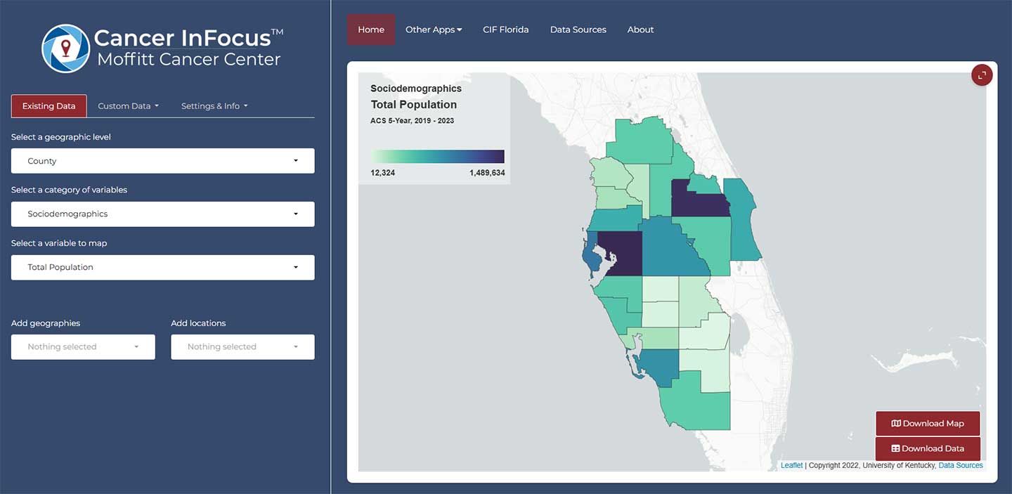 Community Cancer InFocus screen
