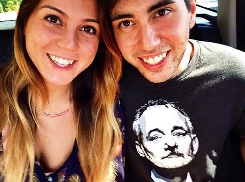 Torres and his sister, Claudia.