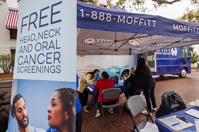 Head and neck screening at Moffitt Day