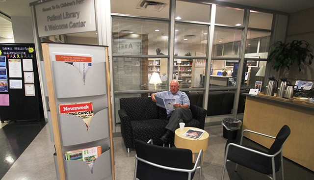 welcome center at library