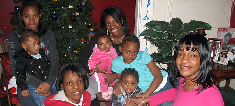 Christine Ellis family Christmas