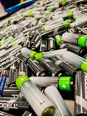 Moffitt's Reused Batteries, Donated to the Community