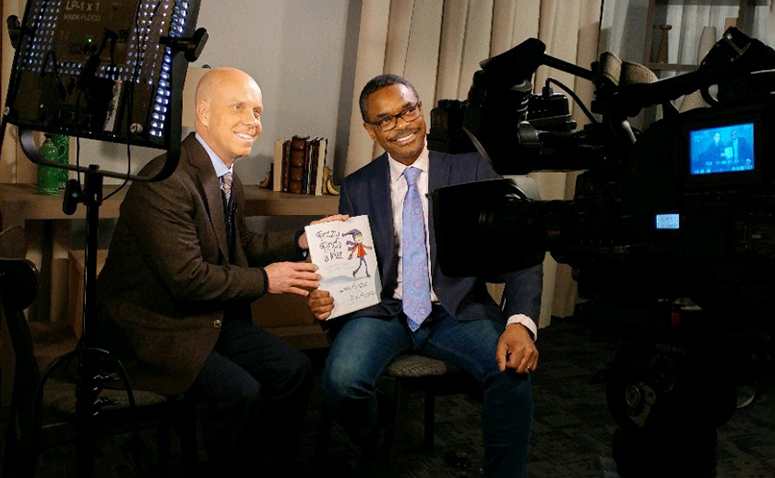 Scott Hamilton shares 'Fritzy Finds a Hat' on Inside Edition.