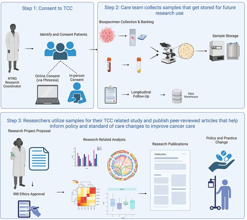 TCC steps to a study