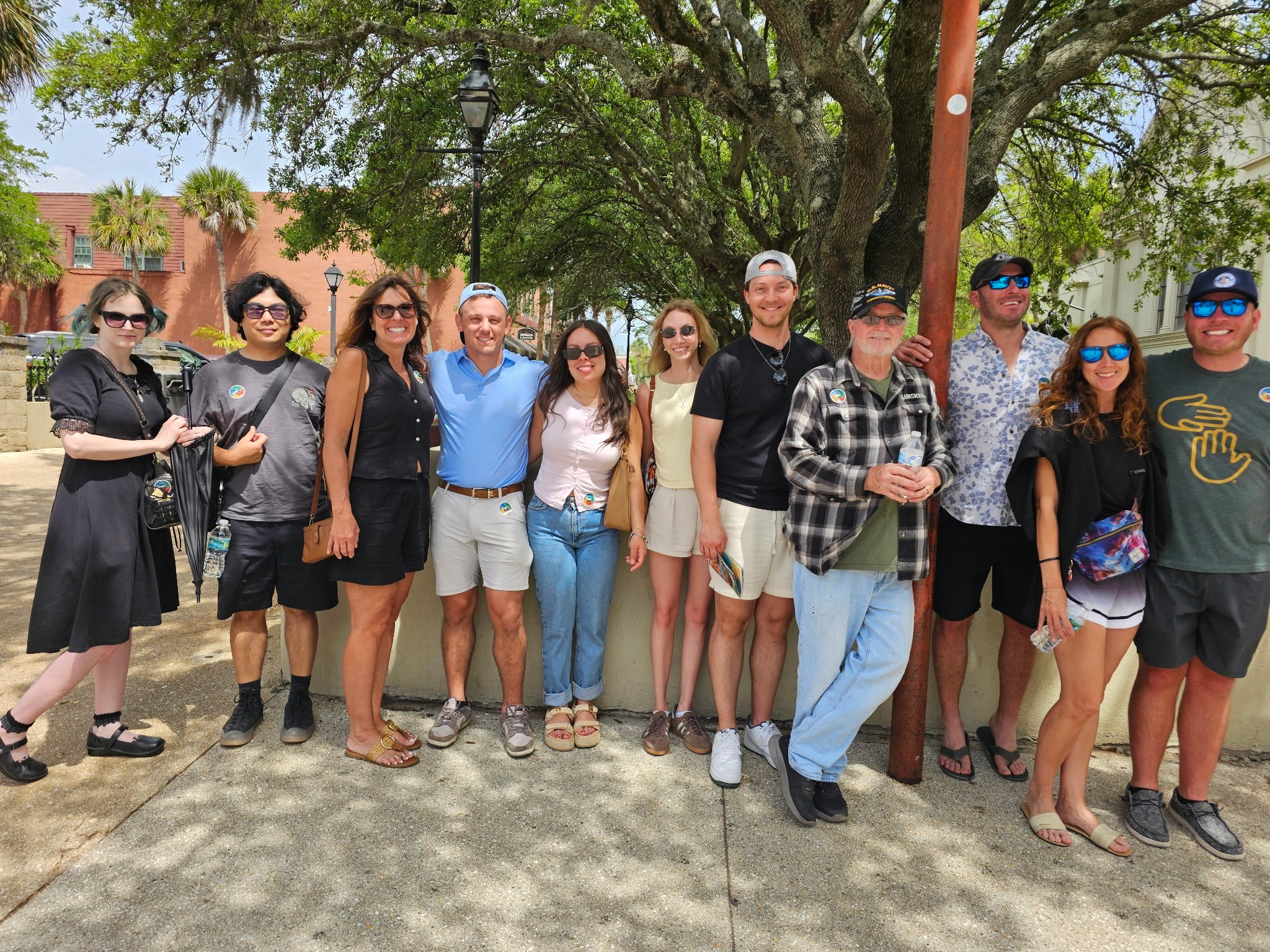 Hyatt and Kuschel spent time together with family and friends during Kuschel's trip to the United States.