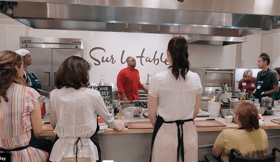 AYA patients participate in a cooking class