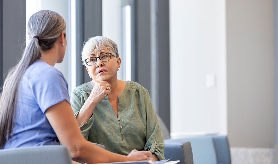 patient discusses endoscopic submucosal dissection