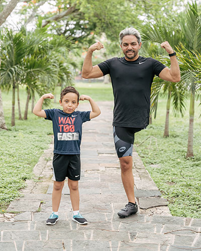 Gutiérrez says he lives a normal life despite what he's been through. He enjoys biking, swimming and spending time with his family.