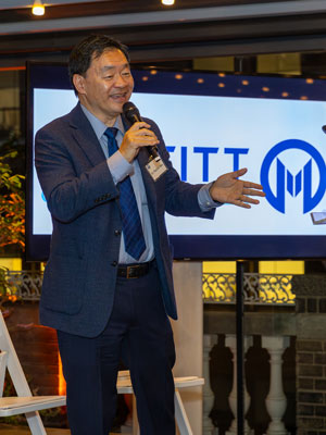 Moffitt President and CEO Dr. Patrick Hwu led a panel discussion on the latest in cell therapies and health equity.