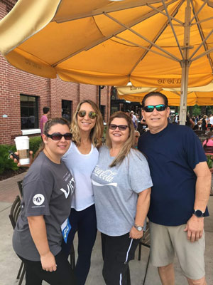 Steve Cleveland and family attend Richard's Father's Day Walk and Jog every year.