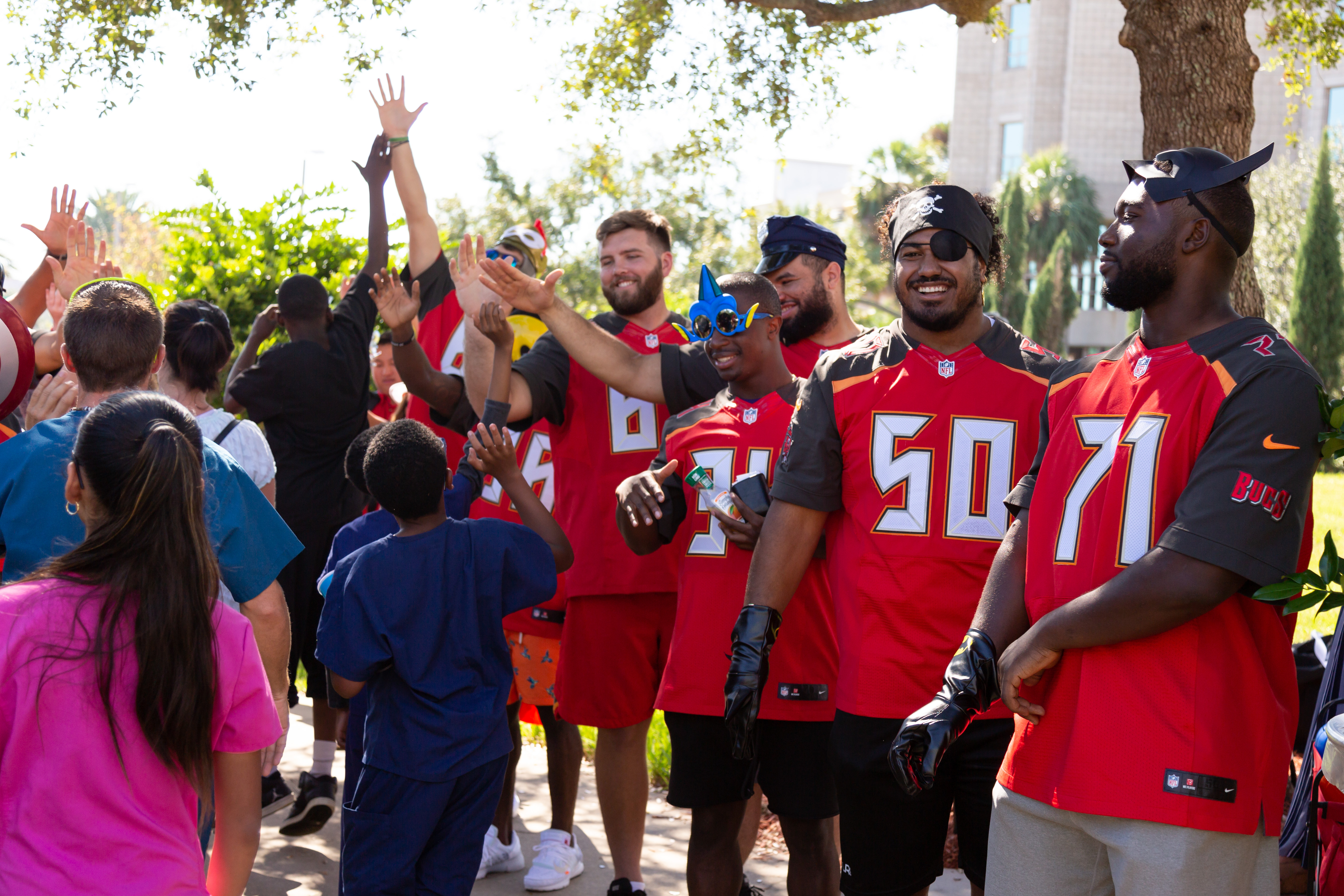 2018 Tampa Bay Buccaneers Rookie Class to Go Trick-or-Treating Through