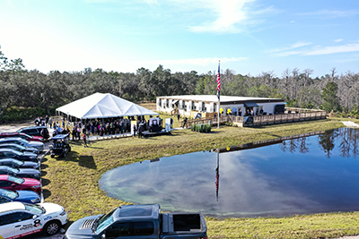 More than 150 people celebrated the groundbreaking of the Speros FL project in Pasco County.