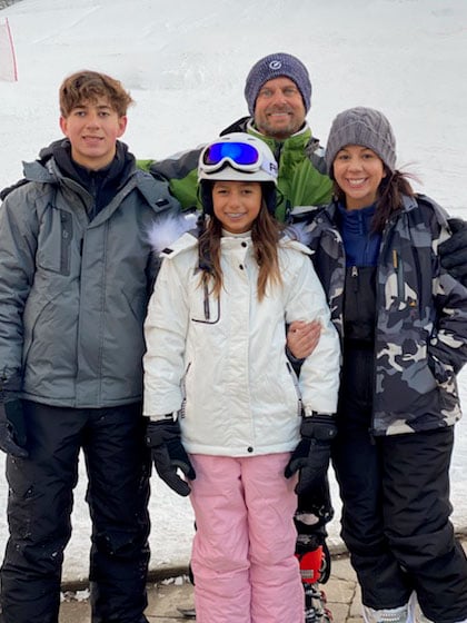 The Urquhart Family loves to travel together.