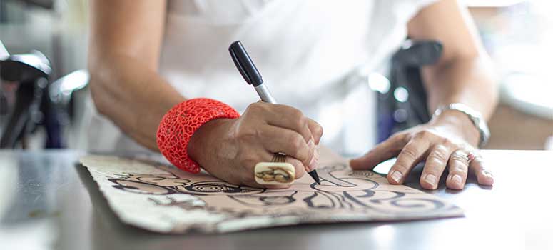 Miriam Abascal Zimms’ Zentangle art