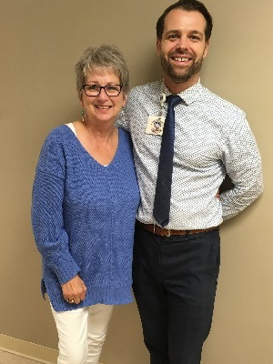 Dr. Ben Creelan with Sheri Pummill