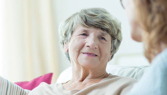 Patient speaking with doctor about chemotherapy to treat colon cancer