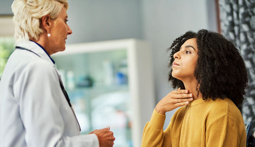 Patient consulting for a transthoracic esophagectomy