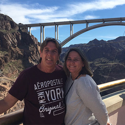 James Doolin with his wife, Karen
