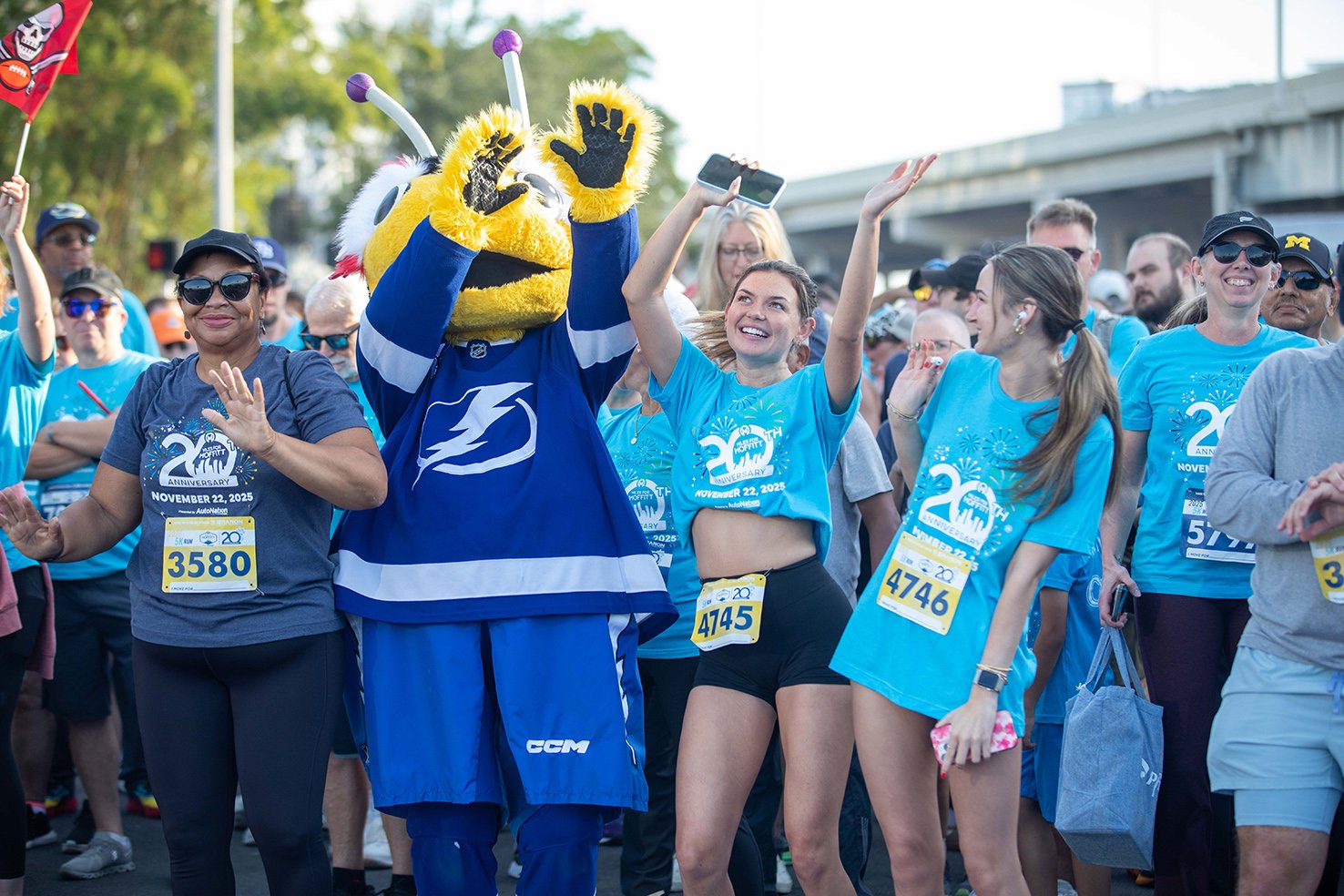 Miles for Moffitt walkers and runners