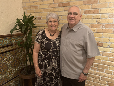 Linda and Wayne Wassum are at Moffitt Cancer Center so often, they celebrated 50 years of marriage there.