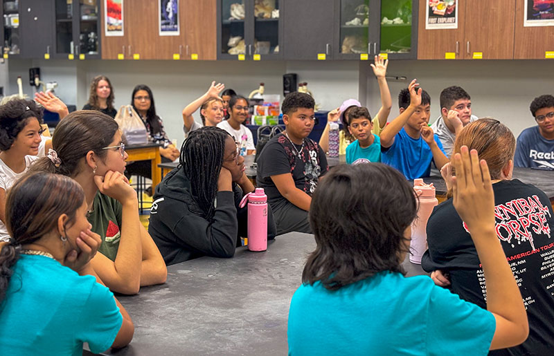 Students participate in MOSI's summer camp