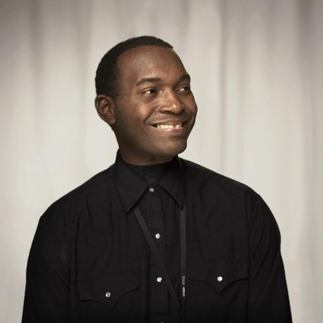 Smiling headshot of Jonathan, laryngeal cancer survivor.