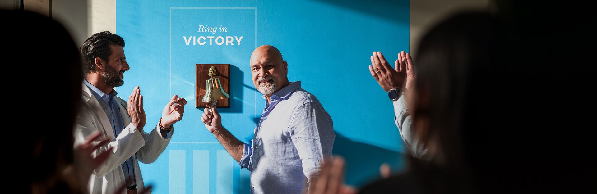 patient ringing bell after treatment