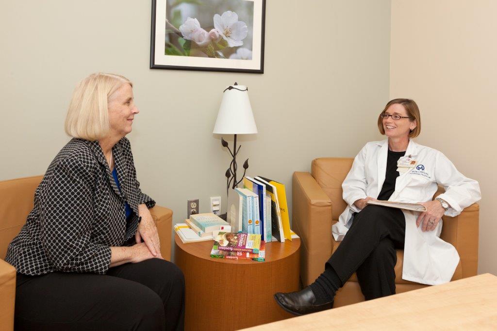 Supportive Care doctor speaking with patient