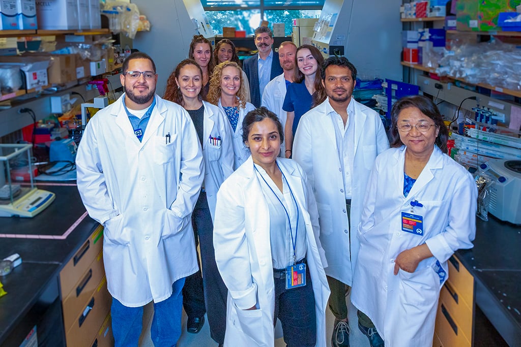 Moffitt research team in the lab