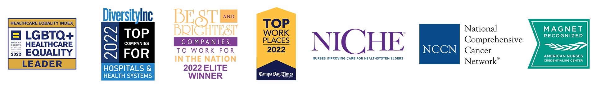 Moffitt Accolades Logos