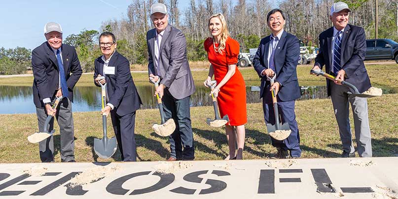 Groundbreaking ceremony at Speros FL