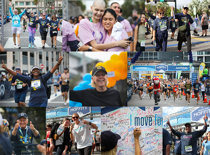 Miles for Moffitt 2022 collage