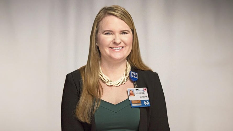 Smiling headshot of Carolyn, Moffitt genetic counselor.