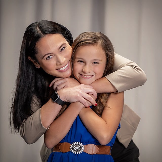 Janellle with her niece