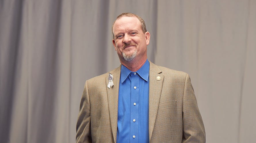 Jay, a donor and caregiver who supports brain cancer research