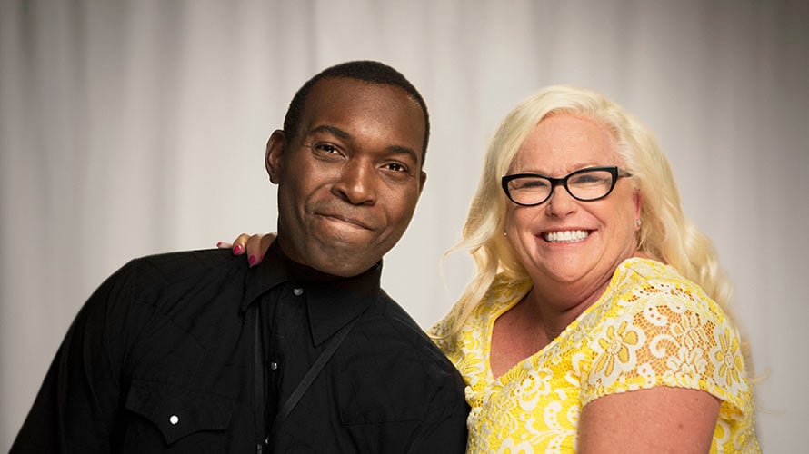 Jonathan and his mother-in-law Pam