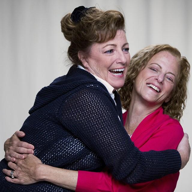 Patti and her caregiver and sister Margaret