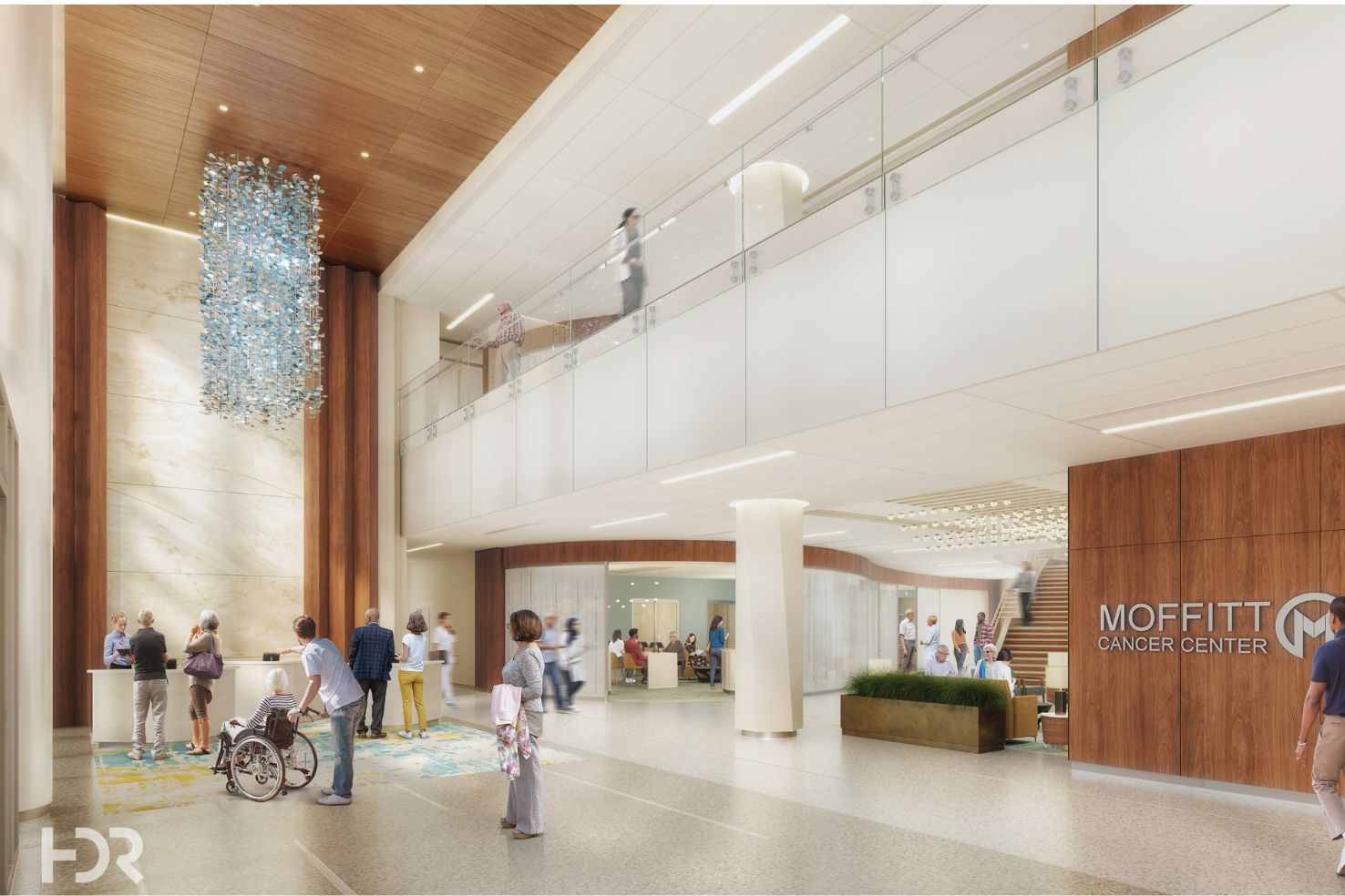 Rendering of Moffitt McKinley Hospital Lobby