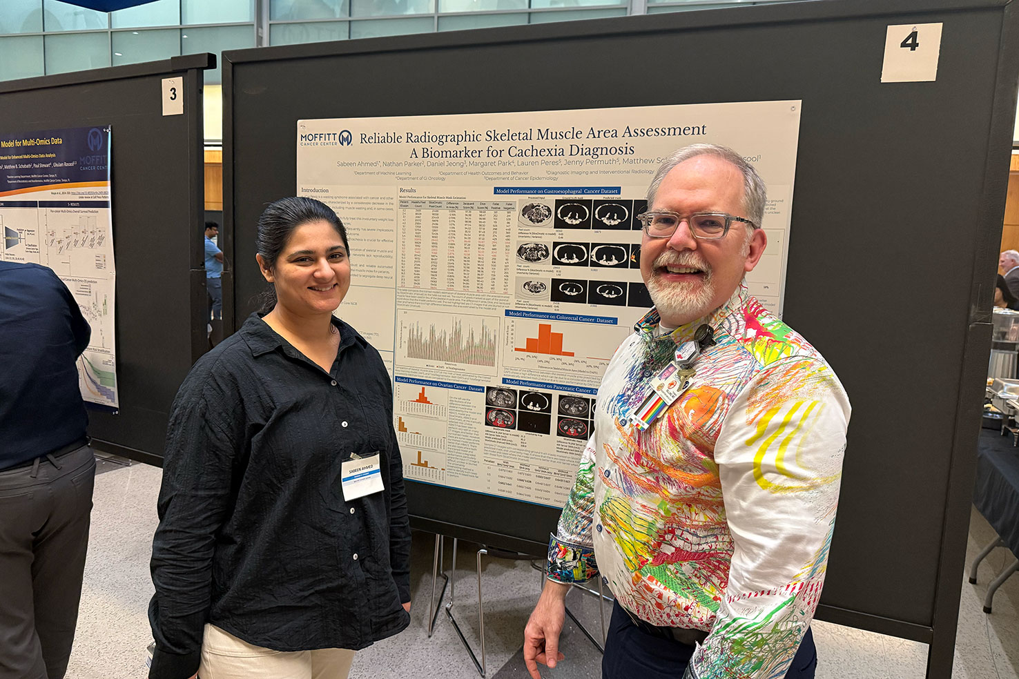 poster review at conference
