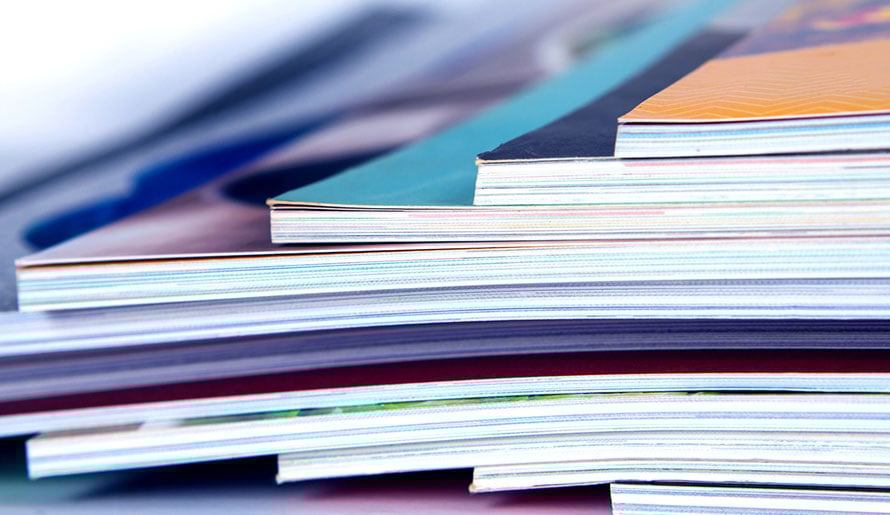 stack of publications