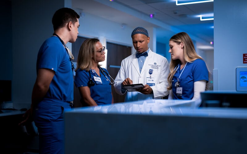 Dr. Sayeef Mirza collaborates with the BMT team